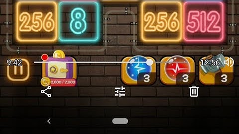 DROP NUMBER NEON 2048 GAMES PUZZLE ANDROID (GAMEPLAY) - PART 42