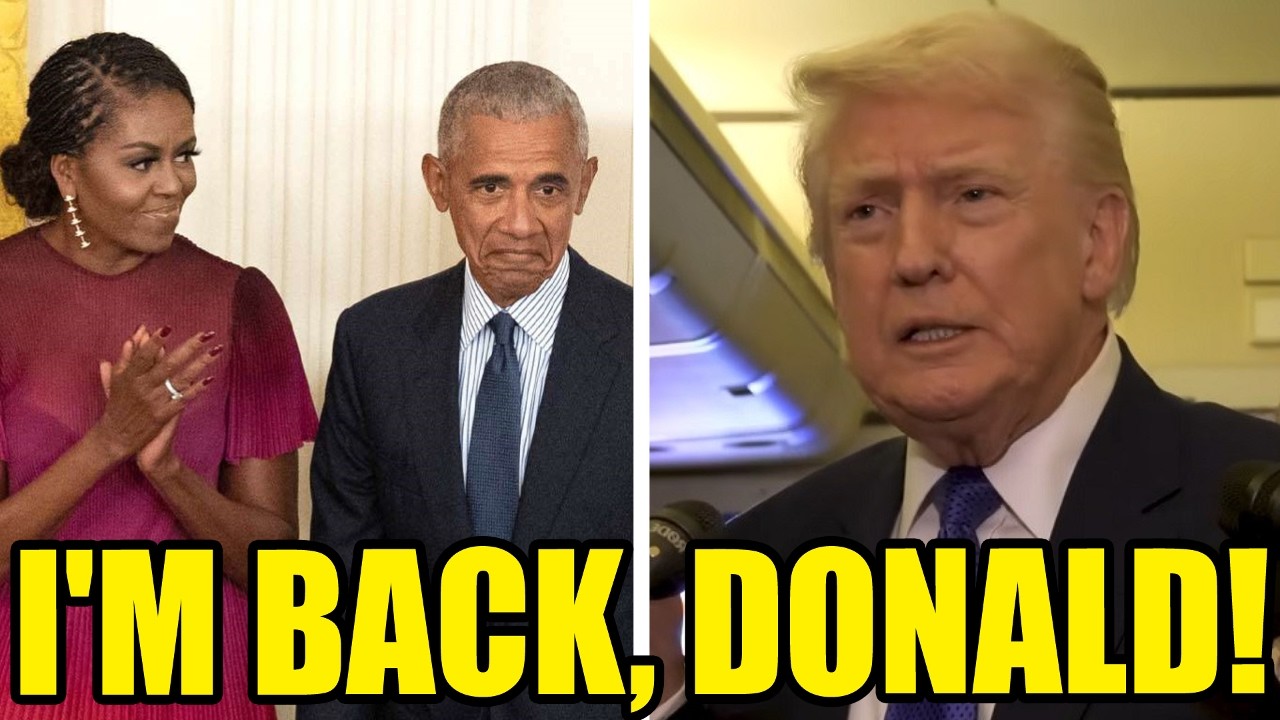 Трамп скрывается, пока Обама обрушивается на него с критикой в ​​видео, знаменующем его возвращение!