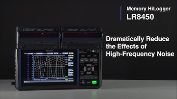 LR8450 Data Logger - Minimizing Noise Resistance