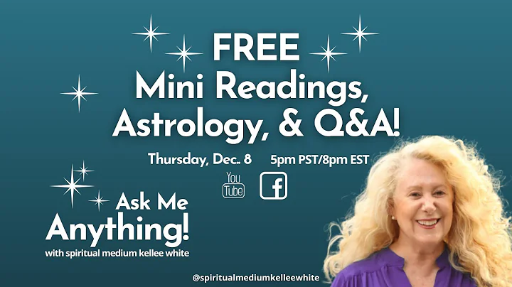 Join Kellee for an hour of astrology, Q&A, and spiritual insights!