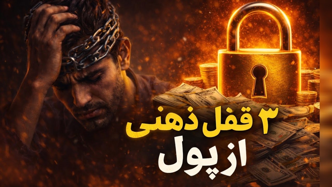 ۳ قفل ذهنی که انرژی پول را از تو دور نگه می‌دارند | و میدان فرکانسی تورو پایین بیاره
