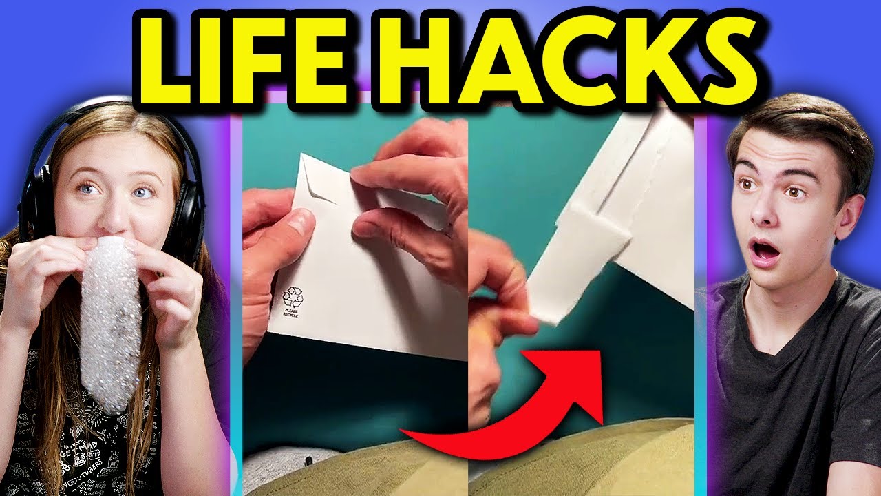 7 Life Hacks You Didn’t Know You Needed | Teens React - YouTube