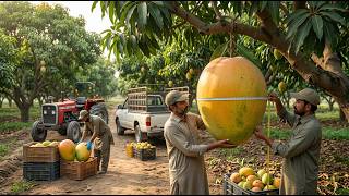Inside the World's Mango Processing Line | From Fresh Mangoes to Packaging #MangoFactory #Mangoes