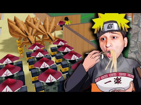 9 კუდა ჩემი გახდა! Naruto War Tycoon Roblox