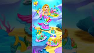 mermaid  princess  cake  maker beautiful game 😍😍😍 screenshot 4
