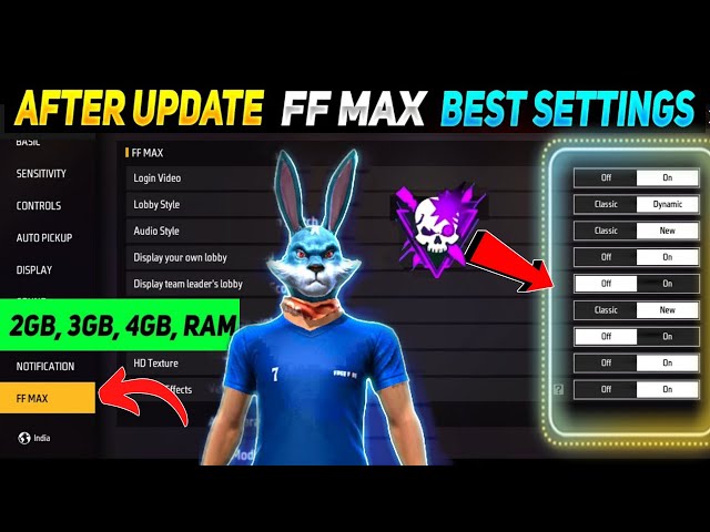 Free Fire Max Control Setting Full Details