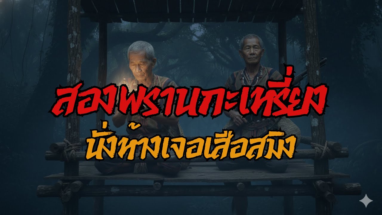 เรื่องเล่าป่าดิบ : สองพรานกะเหรี่ยงเถ้านั่งห้างเจอเสือสมิง