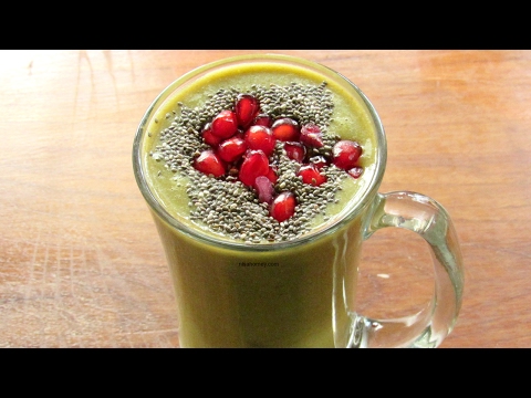 Green Smoothie For Weight Loss & Glowing Skin -  Skinny Vegan Recipes
