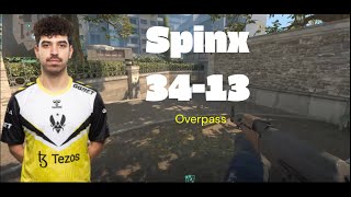 CS2 POV | Team Vitality 【Spinx】 (34-13) (Overpass) | FACEIT Feb 25, 2024