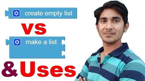 Make List block & empty list block thunkable, aapybuilder, makeroid, kodular.