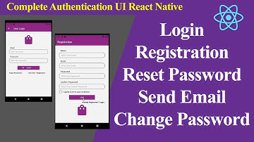 Complete Authentication UI using React Native (Hindi)