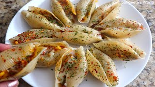 बच्चों के लिए नयी रेसीपी देखना ना भूले • Stuffed Shell Pasta • Sangeeta's World