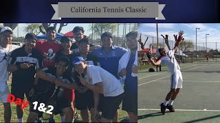 Fresno Tennis Tournament Day 1&2 / ON OUR WAY UP! /Vlog-1