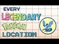 Every Legendary Pokémon Location Ever (Gens 1-4)