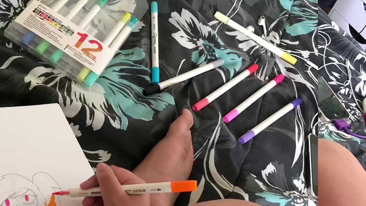 Dual ended watercolor markers*Review* YouTube