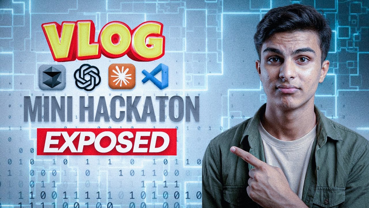 Hackathon Exposed | College mini hackathon | VLOG_2