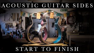 How we make Our Acoustic Guitar Sides - Start to Finish