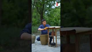 🍇 Traditional Fruit Wine Making Process #FruitWine #WineMaking #TraditionalCraft #HomemadeWine #Food