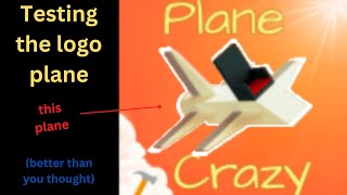 Testing the logo/thumbnail plane in Plane Crazy - Roblox