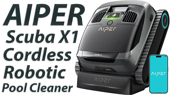 AIPER Scuba X1 Cordless Robotic Pool Cleaner | 6600 GPH High-Power Suction with Dual-Jet