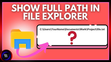 How to Show Full File Path in File Explorer | Display Full File Path In File Explorer |Easy Tutorial
