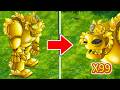 PVZ 1 Fusion Challenge! Zombie Evolution: From Noob to King!