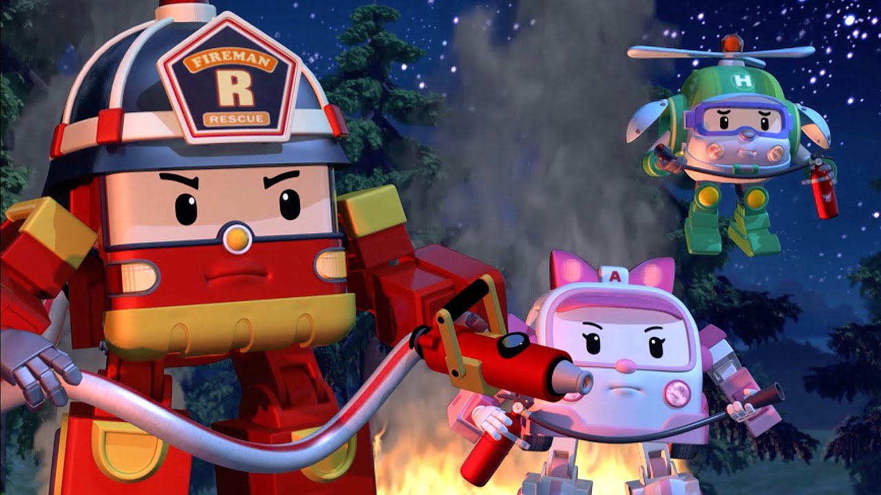 Boiling Hot Brooms Town Safety Education Cartoons for Children