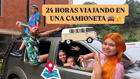 24 HORAS VIAJANDO EN UN CARRO 🚘😵 *Nos quitaron el carro*