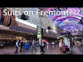 A random daytime walk @ the Fremont Street Experience in 4k in January 2026 - entertainers are back
