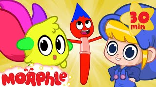 morphle the paintbrush colors and paint learning videos cartoons for kids morphle tv