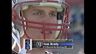 2001 NFL Wk15 Miami Dolphins @ New England Patriots; CBS; Tom Brady; Dynasty