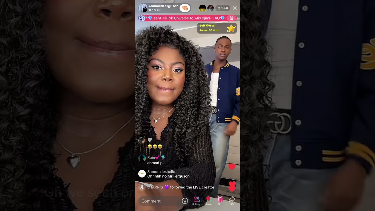 Ahmad Ferguson TikTok Live ft Zaria Imani 10/6/24