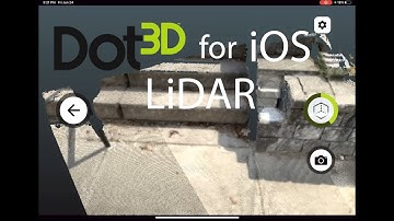 Dot3D for iOS LiDAR: Outdoor Stair Demo
