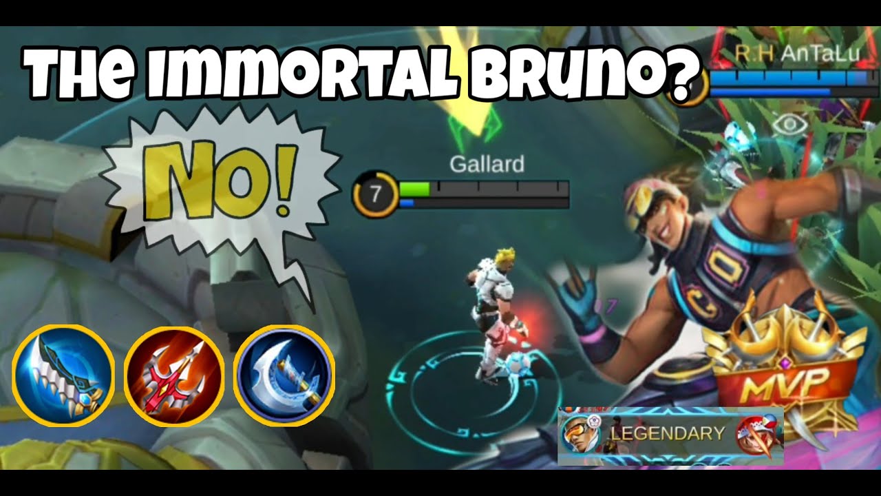 The Immortal Bruno | Best Build 2020 | Tips and Tricks for Bruno | MLBB | Mobile Legends Bang Bang