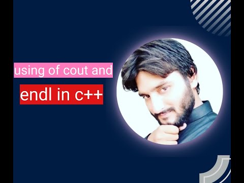 second tutorial using cout and endl in urdu