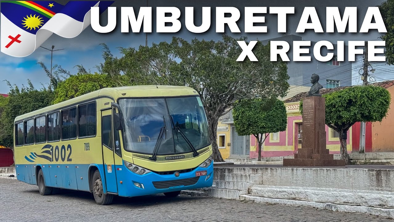 UMBURETAMA para RECIFE | Viajando de UMBUZEIRO - via OROBÓ, JOÃO ALFREDO e LIMOEIRO com a 1002