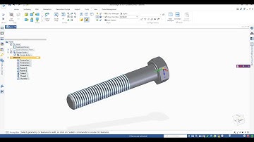 #89 solid edge tutorial hex bolt design | hex bolt solid edge 3d model