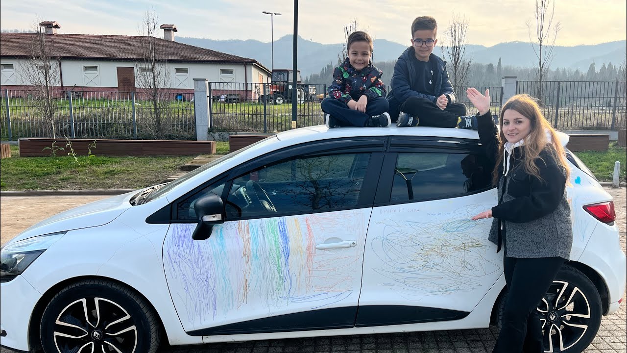 BABAMA BÜYÜK KIŞKIRTMA !! ARABAYI BOYADIK