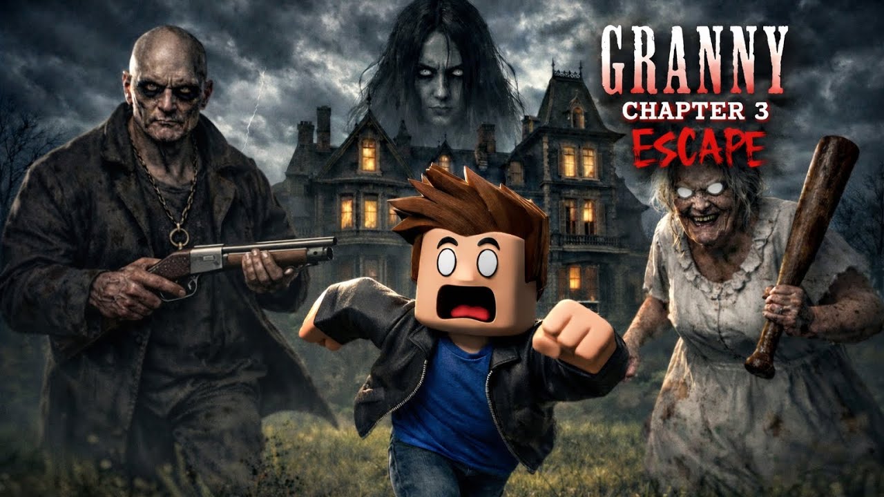 Granny Chapter 3 Full Escape 🔥 Haunted Prison Se Impossible Escape!