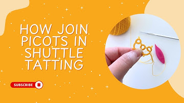 How to Join Picots in Shuttle Tatting