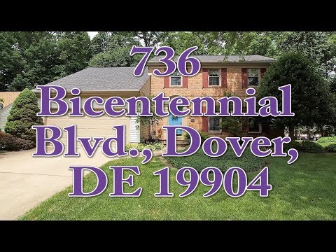 736 Bicentennial Blvd, Dover, DE home video tour