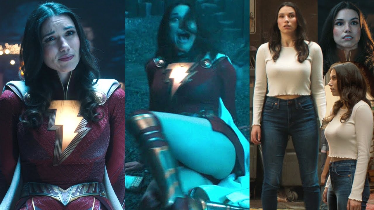 Grace Caroline Currey Hottest Moments in SHAZAM! Fury of Gods 2023