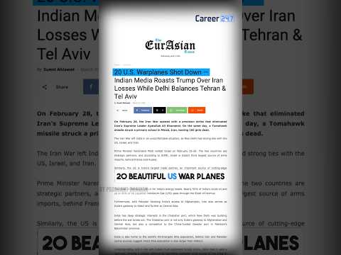 20 Beautiful US Planes Shot Down! Indian Media Roasts TRUMP!! #Trump #India #News