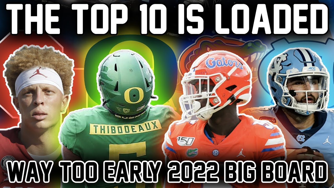 Predicting THE TOP 10 Picks in the 2022 NFL Draft (Way Too Early Mock