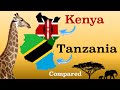 Kenya and Tanzania Compared