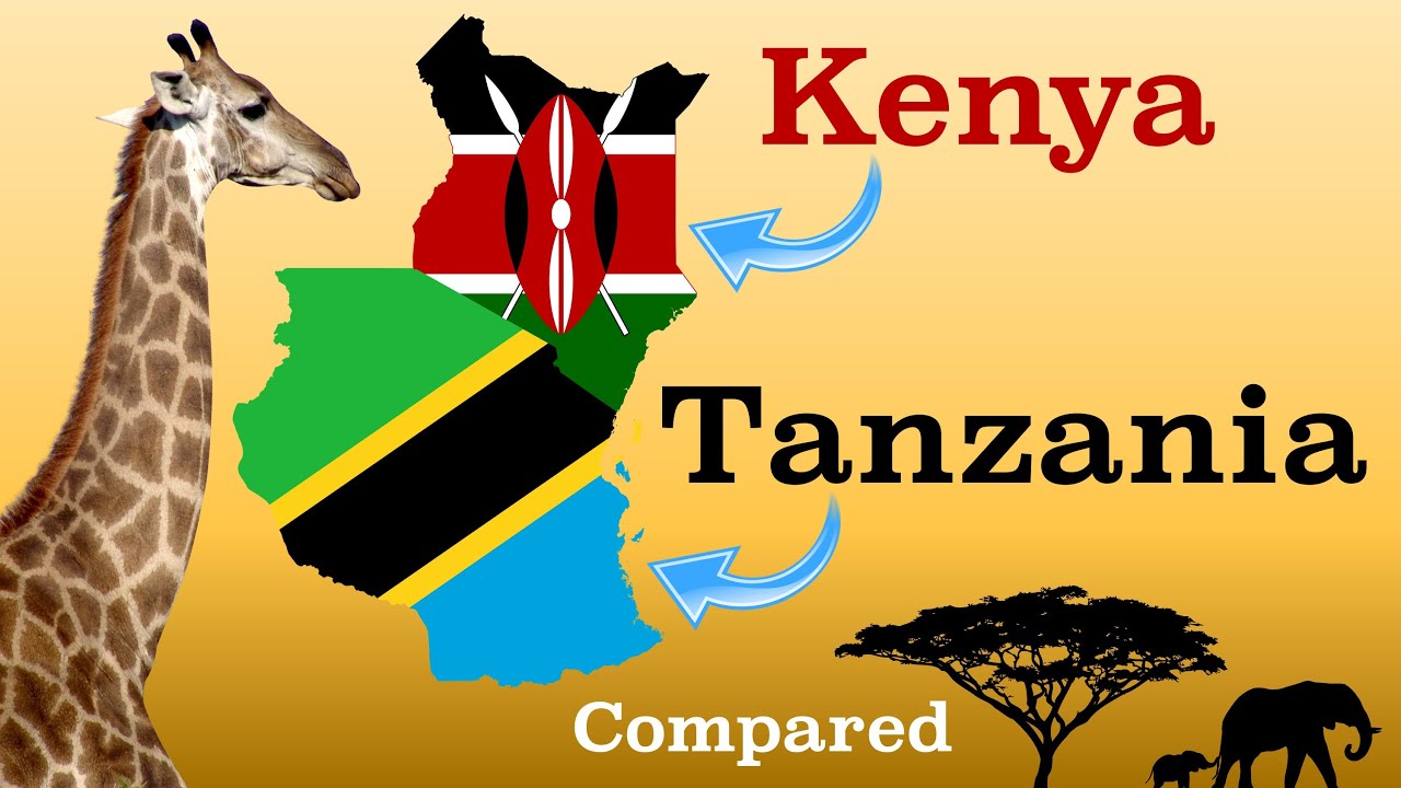 ⁣Kenya and Tanzania Compared