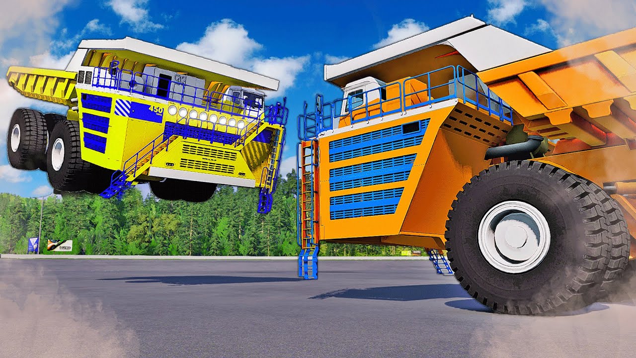 КТО ВЫЖИВЕТ ПРИ ЛОБОВОМ СТОЛКНОВЕНИИ в BeamNG.drive