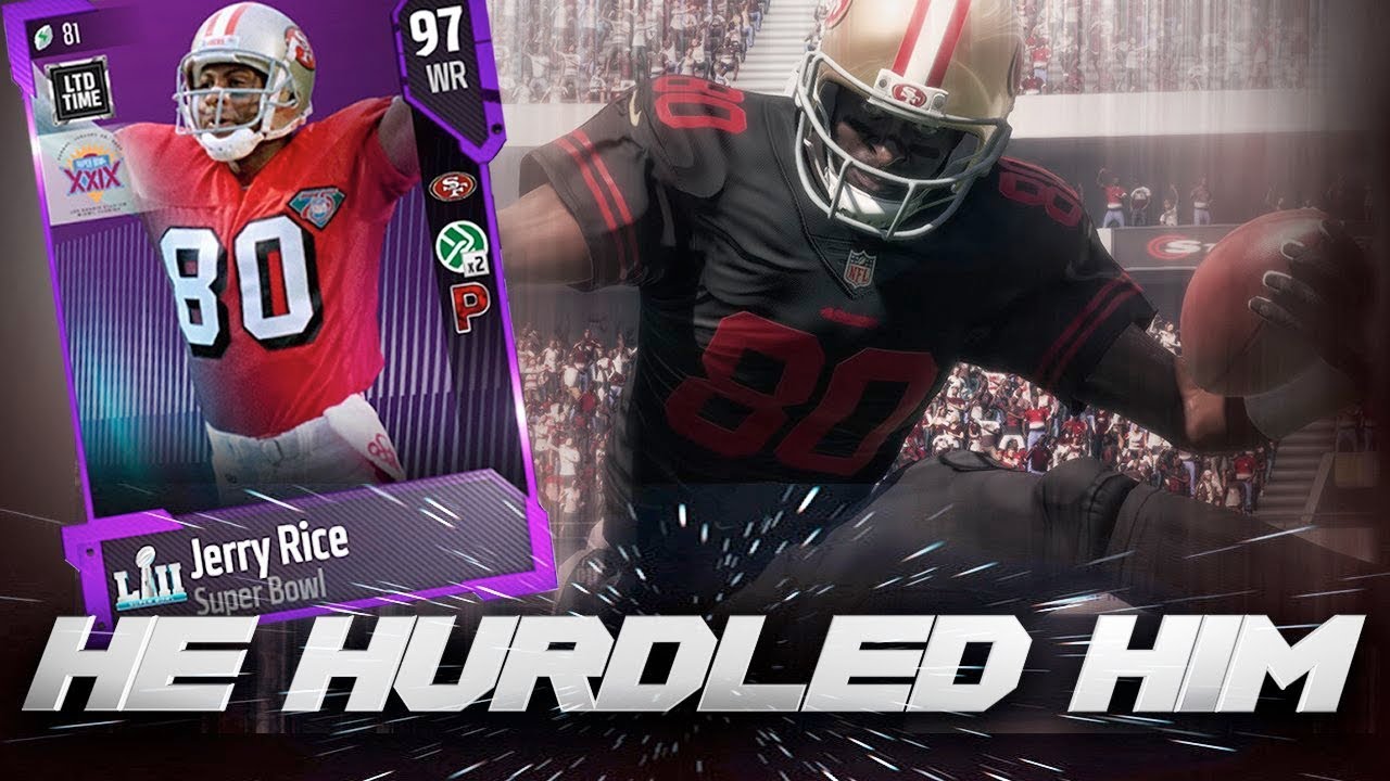 HE HURDLED HIM!! *BRAND NEW* JERRY RICE | MADDEN 18 ULTIMATE TEAM GAMEPLAY EPISODE 60