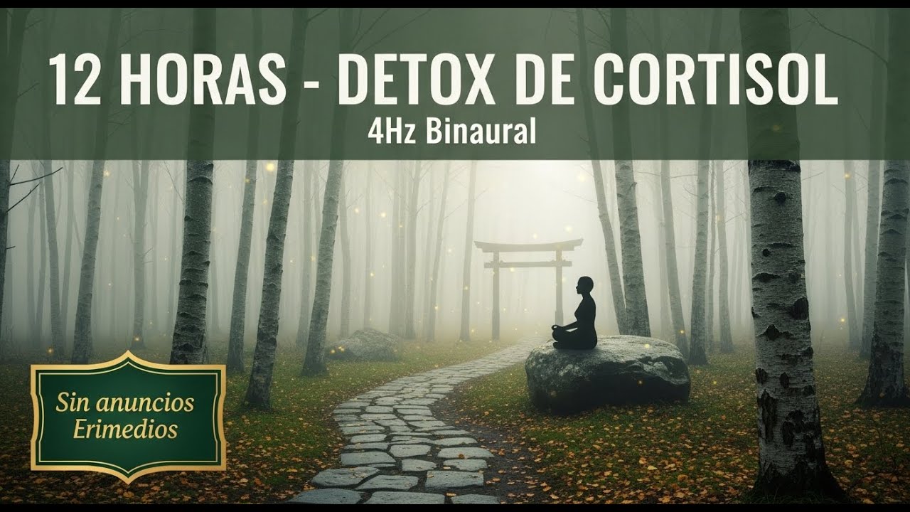 BAJAR EL CORTISOL Y REDUCIR ANSIEDAD | DETOX DE CORTISOL: 12 HORAS 🌿 ...