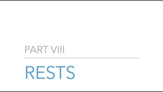 Music Theory for Pipe Band Drummers Part VIII: Rests